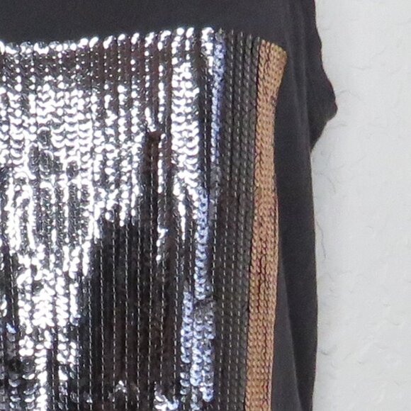 Express* Women's Sleeveless Crew Neck Straight Hem Sequins Tank-Top~‎ Size Small - Picture 6 of 10